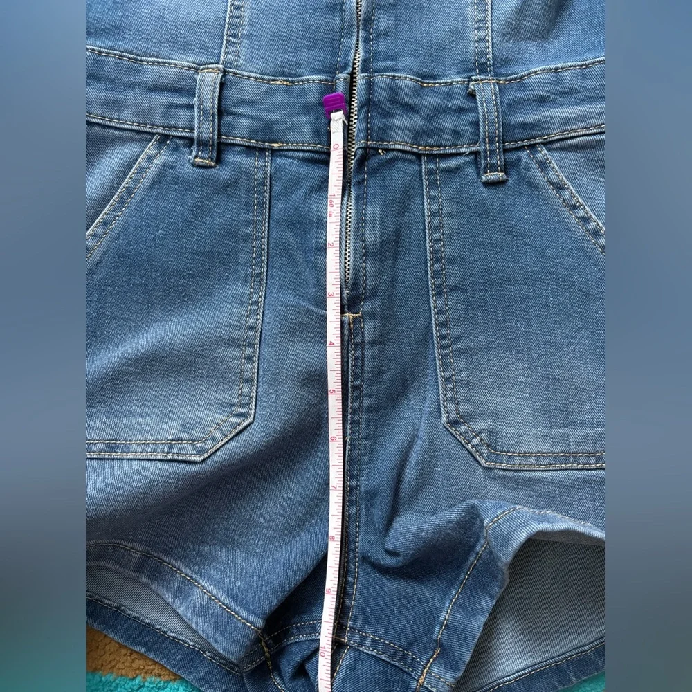 refuge DENIM Romper - Picture 6 of 10